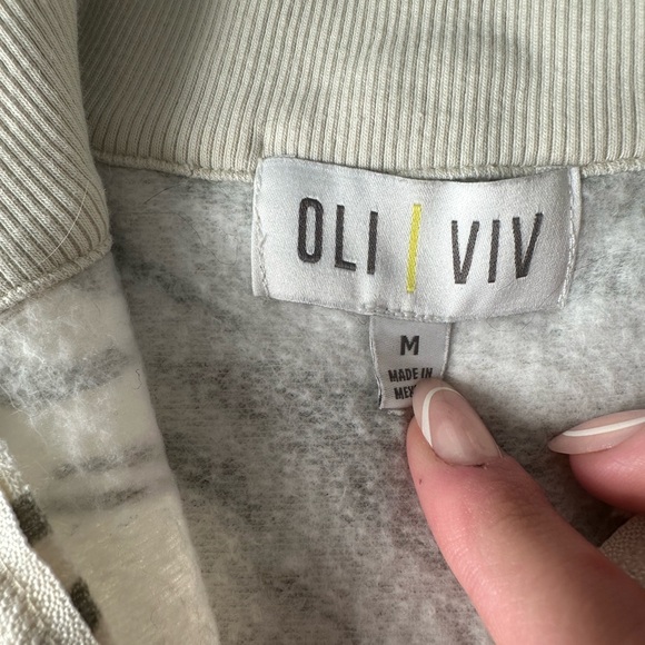 zebra pattern cropped zip up - Picture 2 of 2